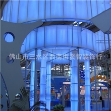 软膜天花透光膜吊顶展会广告灯箱灯柱背景墙装饰装修材料