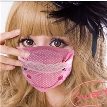 新款韩版可爱卡通时尚保暖防尘口罩立体兔子口罩KZ02