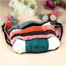 最新韩版卡通时尚口罩二合一全棉两用耳罩口罩加厚保暖口罩耳包