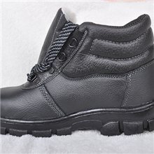 厂家直供富安特防滑防砸防穿刺钢包头钢底加厚棉劳保鞋防护鞋