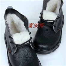 厂家直供富安特加毛防滑防砸防穿刺钢包头棉劳保鞋防护鞋