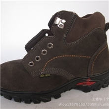 现货批发供应高密华永优质翻毛牛皮劳保鞋厂家耐砸防滑