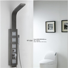 供应不锈钢淋浴柱新款增压花洒保健花洒环保质量优质