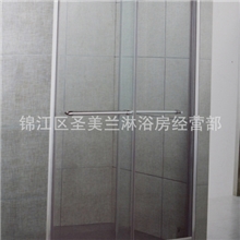 成都圣美兰淋浴房厂家直销批发两移门沐浴房8mm大气优雅N66