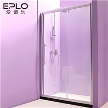爱谱乐高档屏风淋浴房时尚沐浴房冲凉房钢化玻璃滑门浴室隔断