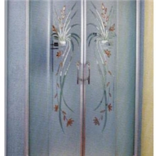 （优质）供应彩晶玻璃简易淋浴房