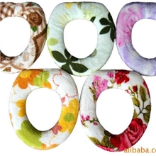 美观舒适雪米棉提花0形座便套、座便暖垫【T060--2】