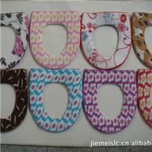 供应美观大方加厚超暖拉毛绒坐便垫T007