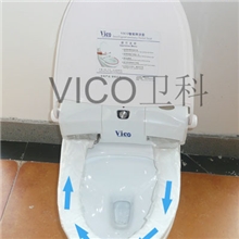 厂家供应智能马桶(配套电脑智能换膜马桶盖)