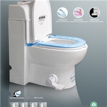 L605系列自动换套红外线感应防潮恒温脚踏连体U型冲洗马桶