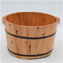 天佑木业单边木桶足浴桶足浴盆桑拿足浴洗脚盆香柏木