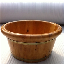 木桶21双边木桶足浴盆洗脚盆天佑木桶香柏木