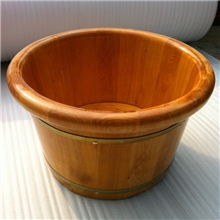 木桶足浴盆泡脚熏蒸桶精品桶无木节天佑木桶香柏木