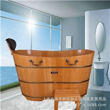 1米2橡木齿接工艺沐浴桶木桶泡澡木盆上海厂家直销批发