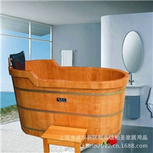 1米2木质卫浴洁具橡木沐浴桶木桶泡澡木盆上海厂家直销批发