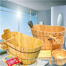 1米2香柏木单边沐浴桶木桶泡澡桶上海厂家直销批发零售