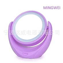 LED化妆双面灯镜带灯化妆镜灯可360度转动