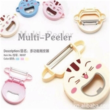 【精品清仓】卡通开瓶器厨房开瓶器多功能削皮器卡通大嘴开瓶器
