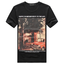 欧美时尚男士短袖ｔ恤加肥加大码夏装ｔ恤衫最新款式