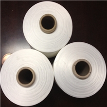 【免费寄样厂家直销】化纤400D/96F白色涤纶纤维低弹丝