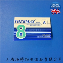 英国温度美THERMAX温度热敏试纸8格A测温纸37-65度温度纸