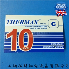 英国TMC温度测试纸感温片测温片测温条测温纸10格C132-182度