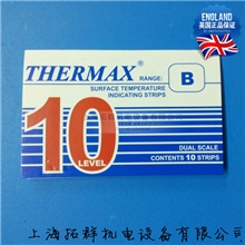 英国TMC温度测试纸感温片测温片测温条测温纸10格B77-127度