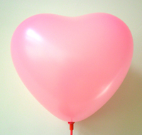 厂家直销心形气球批发心形气球10寸1.5克心形气球