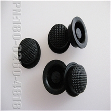 供应手电筒大格仔按键强光C8手电筒尾部按键17.5*8MM纹格