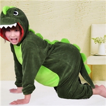 恐龙连体睡衣动物皮卡丘奶牛加厚珊瑚绒家居服厂家直批发一件代发