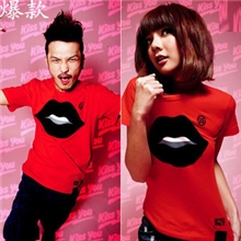 厂家批发直销情侣衫(大嘴)情侣装批发情侣装厂家定制班服批发