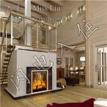 （广东木屋公司）进口白云杉质优价廉展厅别墅几十年独特工艺