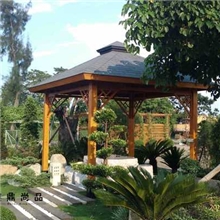 深圳木凉亭定制防腐木材进口低价耐用实惠