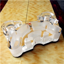 亚克力高档酒店ktv放麦架酒吧多功能麦克风展示架