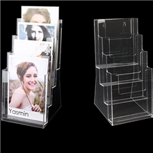 供应写字楼亚克力彩页宣传册展示架有机玻璃展示架