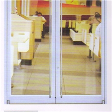 供应优质铝合金玻璃肯德基门厂家欢迎来电咨询定做