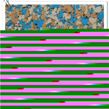 各种彩色表面的防滑渗水减震的安全地垫EPD橡胶颗粒卷材地垫