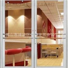 55型肯德基门【汉堡店专用】，电泳银白色2.0mm厚