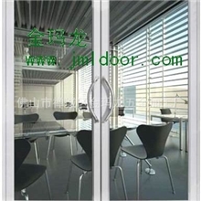 昆明5地弹门5型中腰型【餐厅专用电泳银白色】肯德基门厂家批发