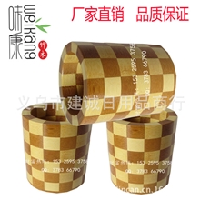 家居竹制品厂筷子筒6层花纹竹桶筷子笼厂家直销