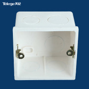 Telege天纪墙壁开关插座进口PVC材质86暗盒