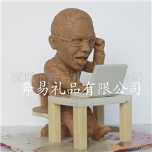 供应写实人物泥塑产品雕刻工艺品手板模型