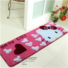 [品质保证]华旭Hellokitty厨房卧室防滑地毯门垫飘窗地毯地垫