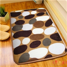 特价柔软鹅卵石珊瑚绒地毯客厅卧室地垫床前毯玄关门防滑浴室垫