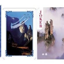 厂家加工直销张家界风光旅游、中信建设类、煤气类广告扑克