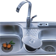 绿色环保无铅不锈钢珍珠银面无缝不锈钢水槽