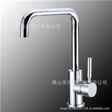 厂家供应不锈钢7字形水龙头脸盆龙头抬启式单孔龙头