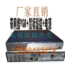 供应：D1H。264四路DVR、特价监控主机带网络VGA