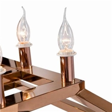 R-玫瑰金梯形吊灯（小）