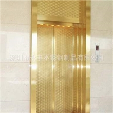 yfdt-tm003镜面钛金/不锈钢电梯厅门/电梯装饰